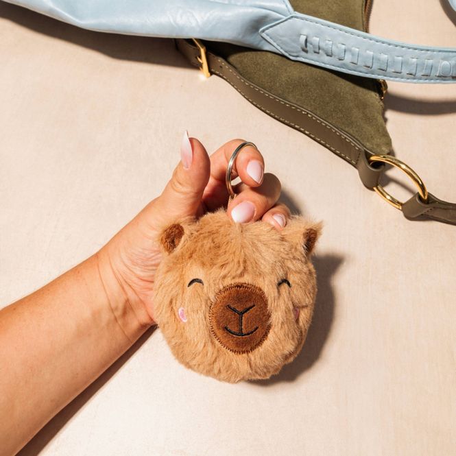 Hovedbilde NØKKELRING – Capybara – Stressball - Sass & ...