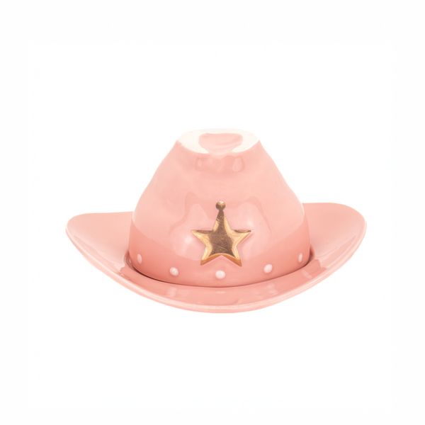 Hovedbilde KOPP MED SKÅL – Rosa cowboyhatt – Sass & Belle