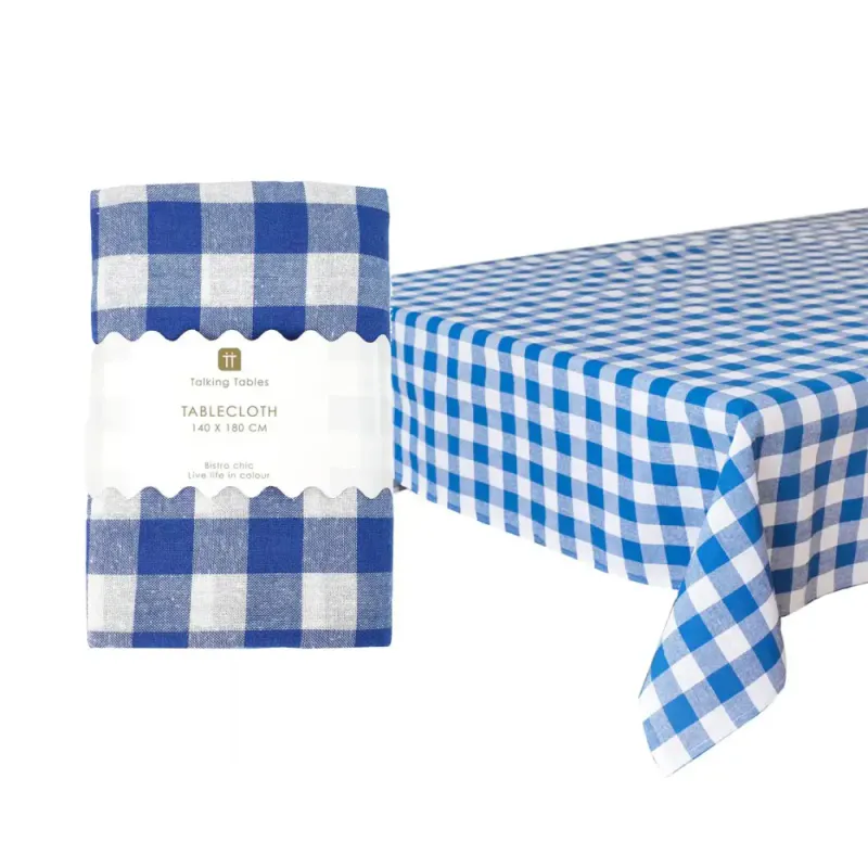 DUK – Rutete blå og hvit – Talking Tables