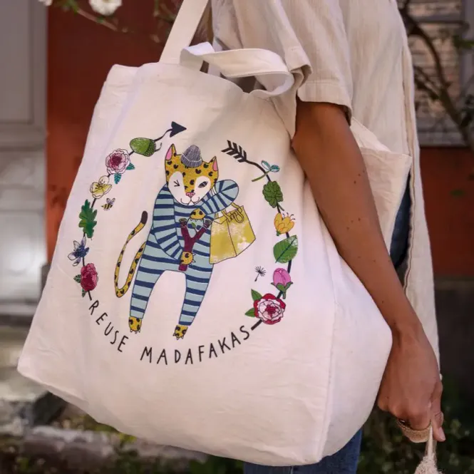 Hovedbilde SHOPPINGBAG – Reuse Madafakas – OMOM
