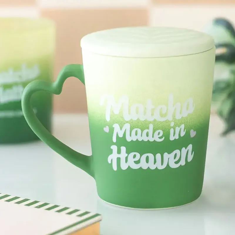 KOPP – Matcha Made in Heaven med lokk og underlag – Something Different