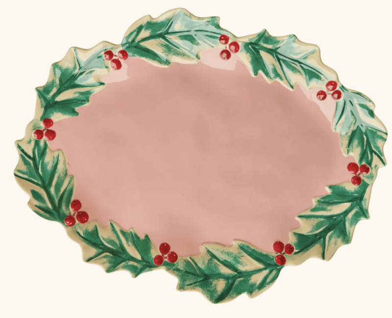 SERVERINGSFAT – Rosa med kristtorn – Rice