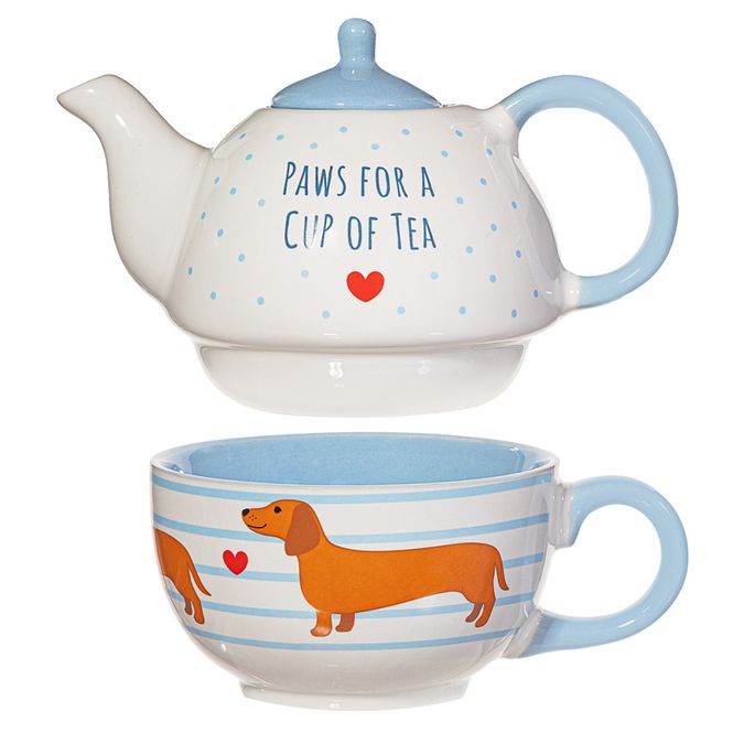 Hovedbilde TEKOPP – Dachshund – Tea for One – Sass & ...