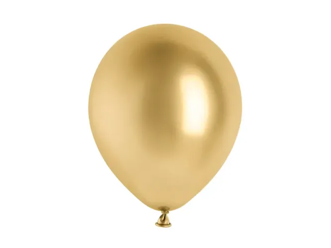 Hovedbilde BALLONGER - Glossy - Gull - 30 cm - 10 pk - PartyDeco