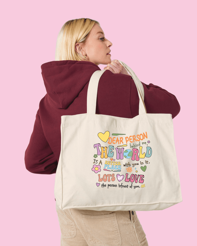 SHOPPINGBAG – Dear Person Behind Me – Festligetrykk