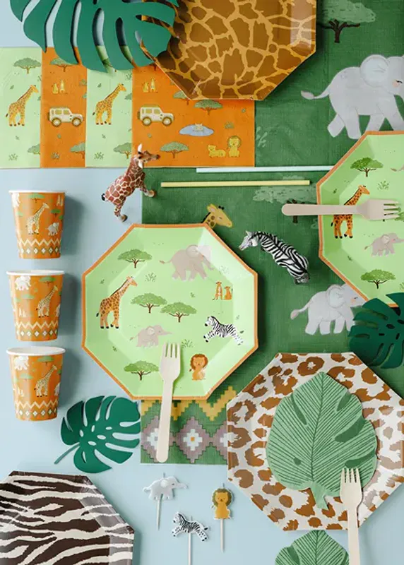 SERVIETTER - Monstera Blad - 12 pk - PartyDeco
