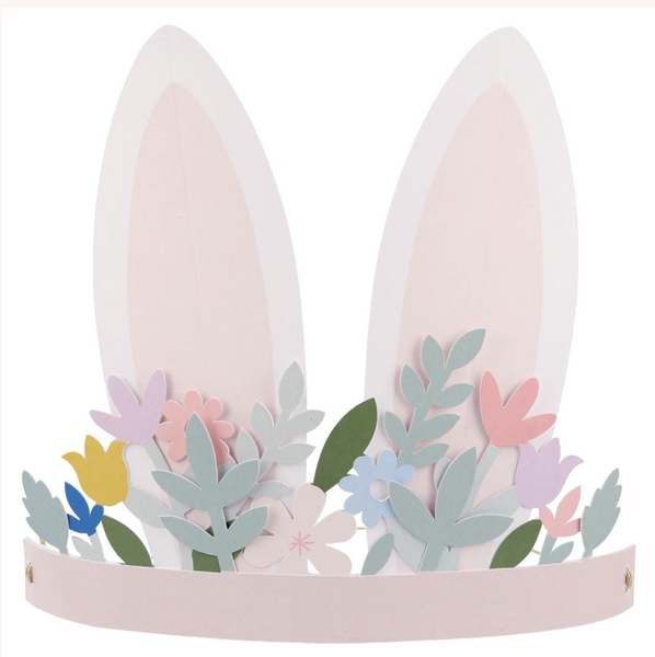 Hovedbilde KANINØRER – Blomster – 8 pk – Meri Meri