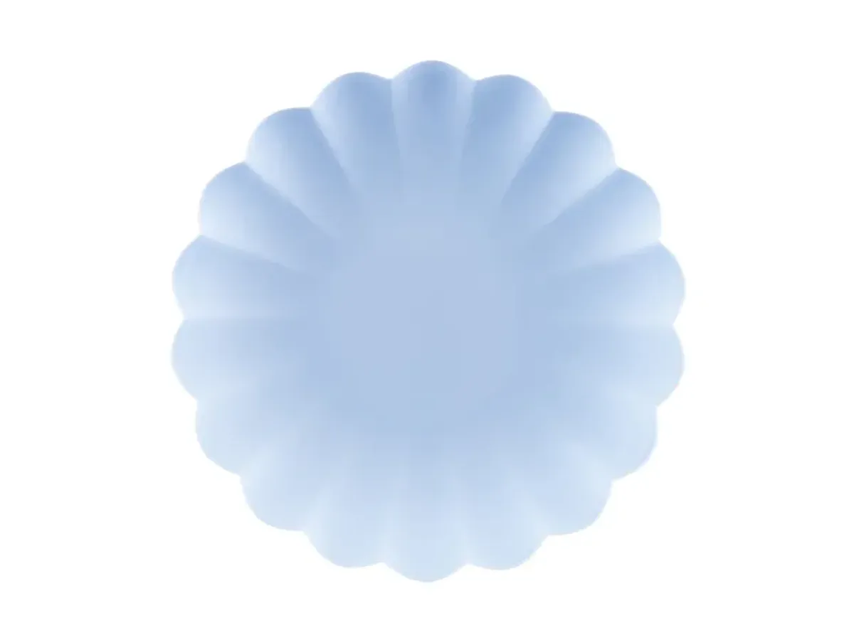 PLASTASJETTER – Lyseblå – 4 pk – PartyDeco