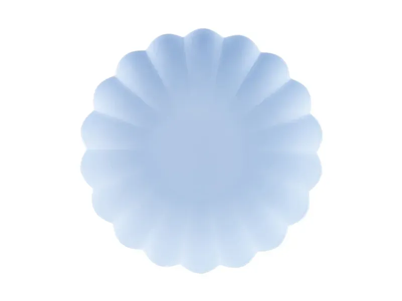 PLASTASJETTER – Lyseblå – 4 pk – PartyDeco