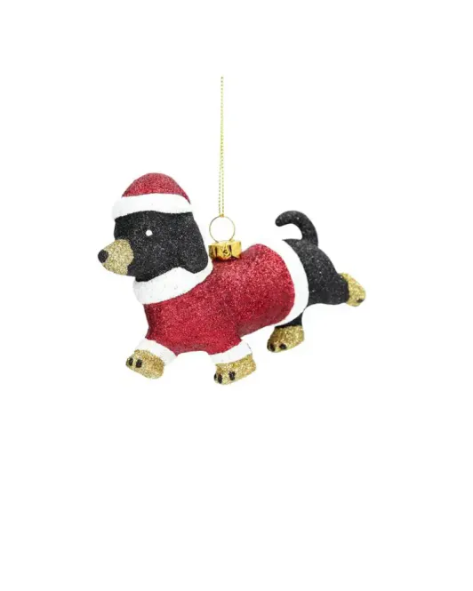 Hovedbilde JULETREPYNT – Dachshund med nisselue – ALot