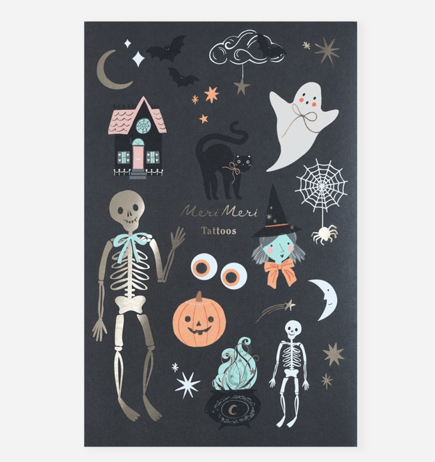 Hovedbilde TATOVERINGER – Halloween – 2 ark – Meri ...