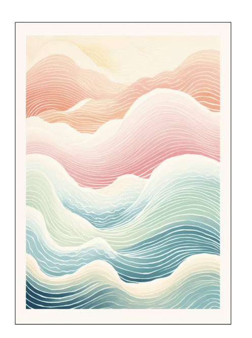 Hovedbilde PLAKAT – Waves – 50 x 70 cm – Atelier ...