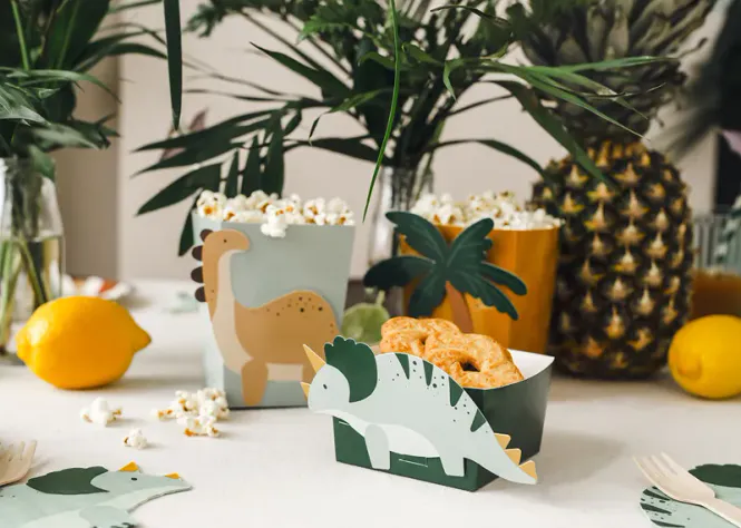 Hovedbilde SNACKBOKSER – Dinosaur – 6 pk – PartyDeco