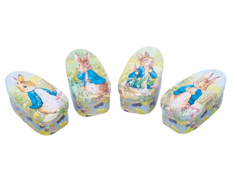 OVAL BOKS – Peter Rabbit – Metall – Beatrix Potter