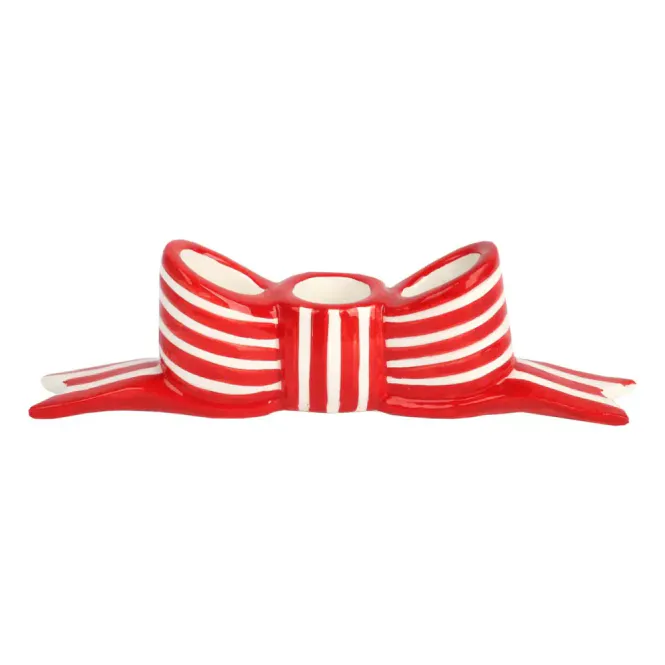 Hovedbilde LYSESTAKE – Rød stripet sløyfe – Talking Tables