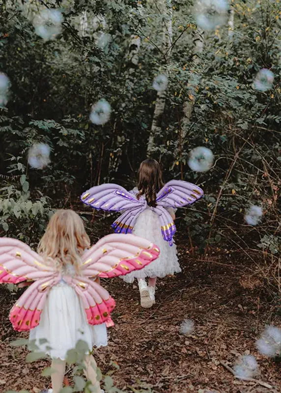 FOLIEBALLONG – Sommerfuglvinger lilla – PartyDeco