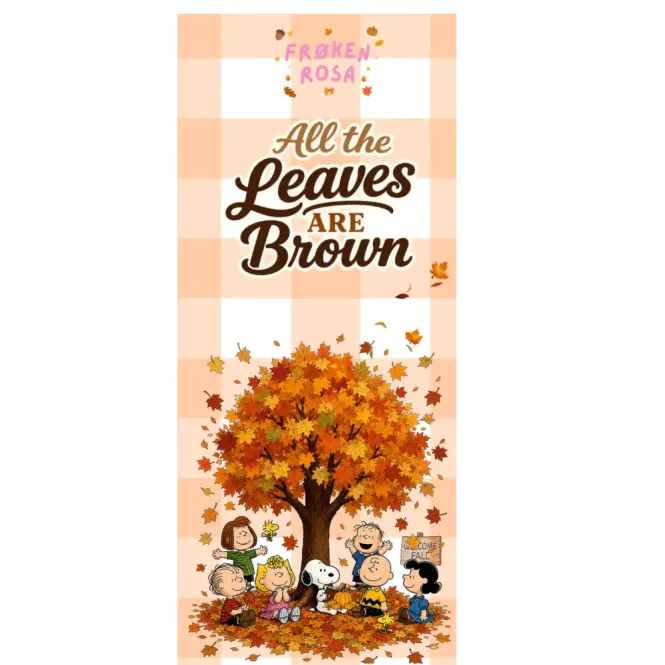 Hovedbilde BOKMERKE – All the Leaves Are Brown – Frøken ...