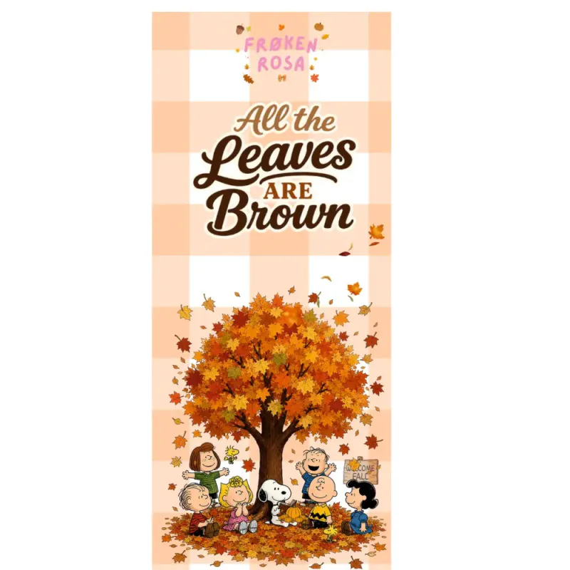 BOKMERKE – All the Leaves Are Brown – Frøken Rosa