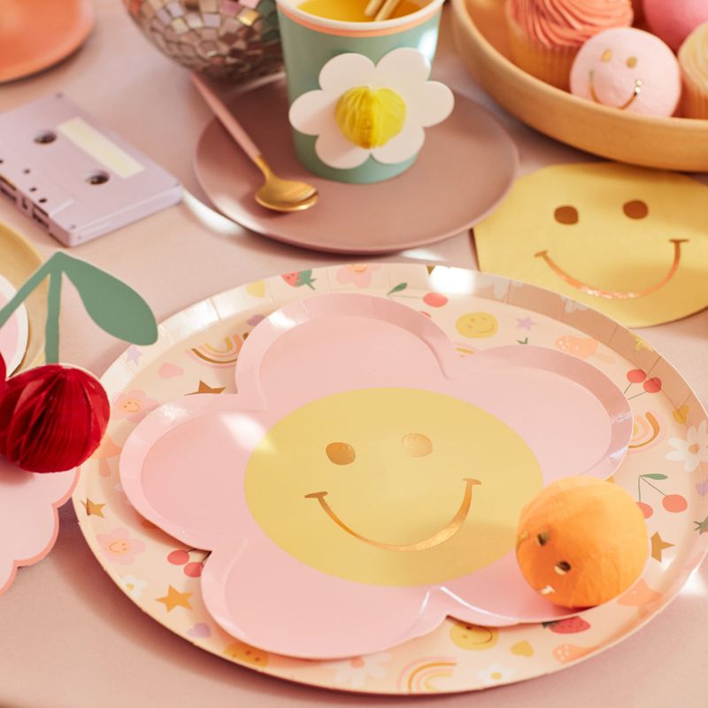 PAPPASJETTER – Blomst med smil – 8-pk – Meri Meri