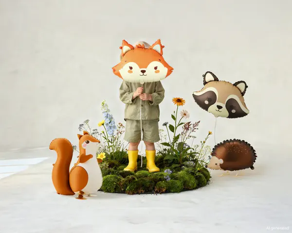 Hovedbilde FOLIEBALLONG – Vaskebjørn – PartyDeco