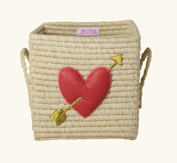 Hovedbilde LITEN KURV – Hjerte – Natur – Rice