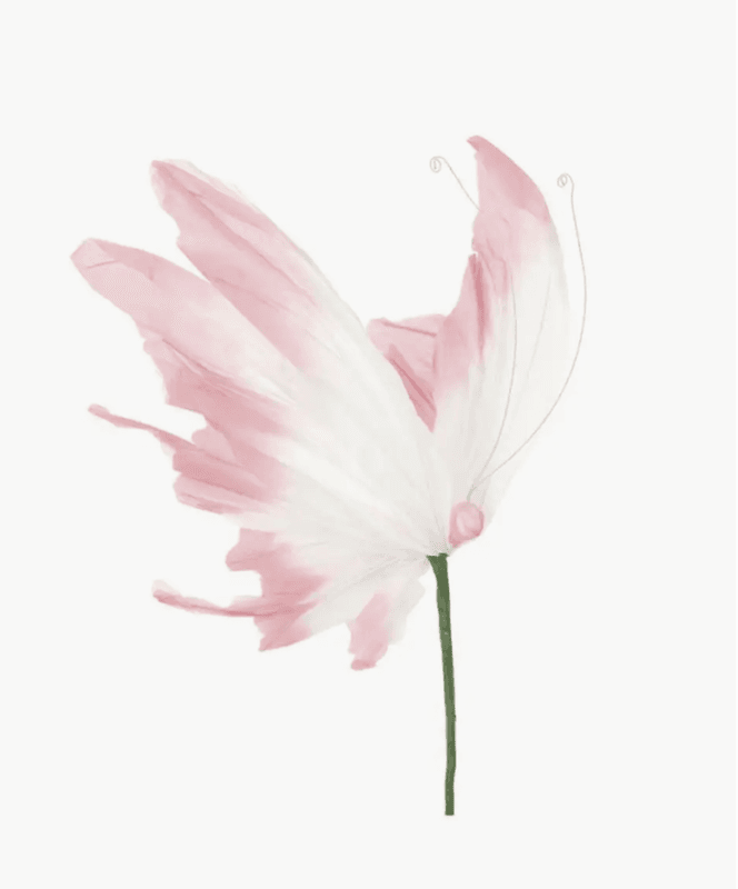 BLOMSTERPINNE – Rosa sommerfugl – Alot