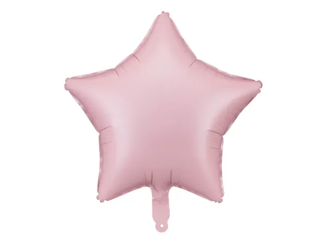 Hovedbilde FOLIEBALLONG – Stjerne matt rosa – PartyDeco