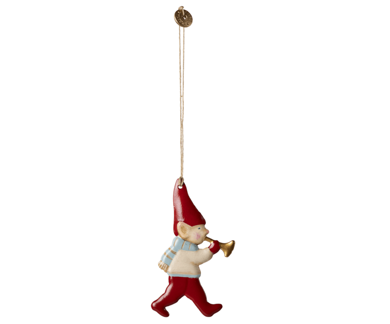 JULETREPYNT – Pixy Nisse med Trompet – Maileg